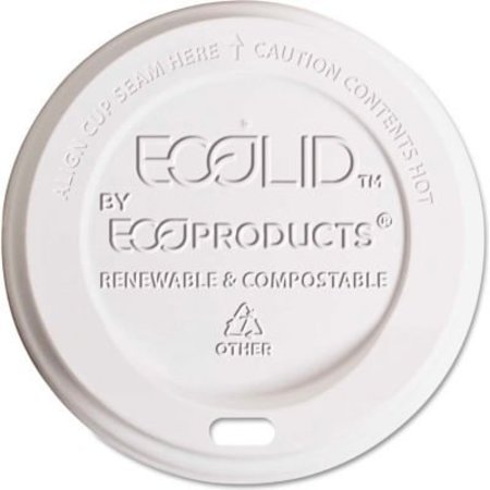 ECO-PRODUCTS Eco-Products Hot Cup Lid, 10-20 oz, White, 800/Carton EP-ECOLID-W